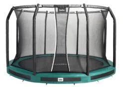 Salta Premium Ground Trampoline met Veiligheidsnet - 396 cm - Groen