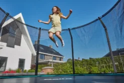 Salta Premium Ground Trampoline met Veiligheidsnet - 396 cm - Groen
