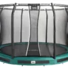Salta Premium Ground Trampoline met Veiligheidsnet - 366 cm - Groen