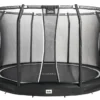 Salta Premium Ground Trampoline met Veiligheidsnet - 366 cm - Zwart