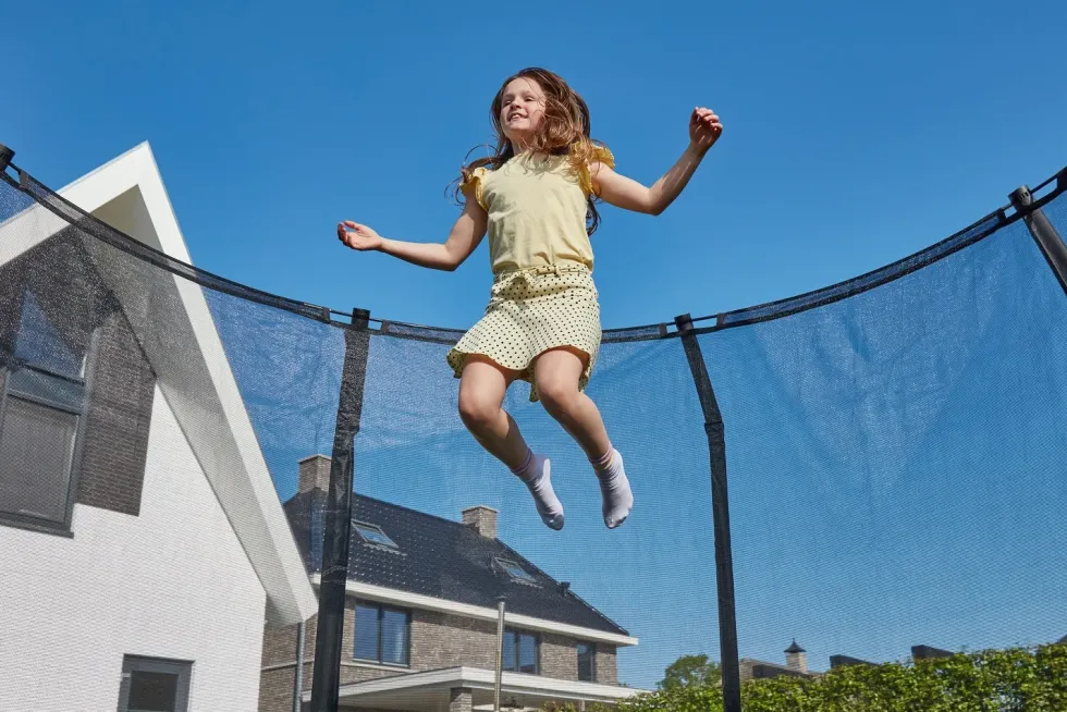 Salta Premium Ground Trampoline met Veiligheidsnet - 366 cm - Zwart