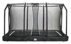 Salta Premium Ground Trampoline met Veiligheidsnet - 366 x 244 cm - Zwart