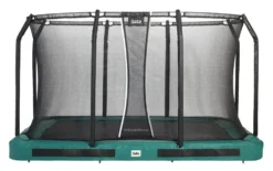 Salta Premium Ground Trampoline met Veiligheidsnet - 366 x 244 cm - Groen