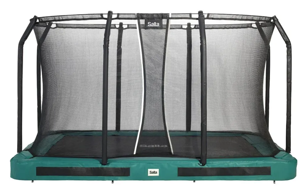 Salta Premium Ground Trampoline met Veiligheidsnet - 366 x 244 cm - Groen