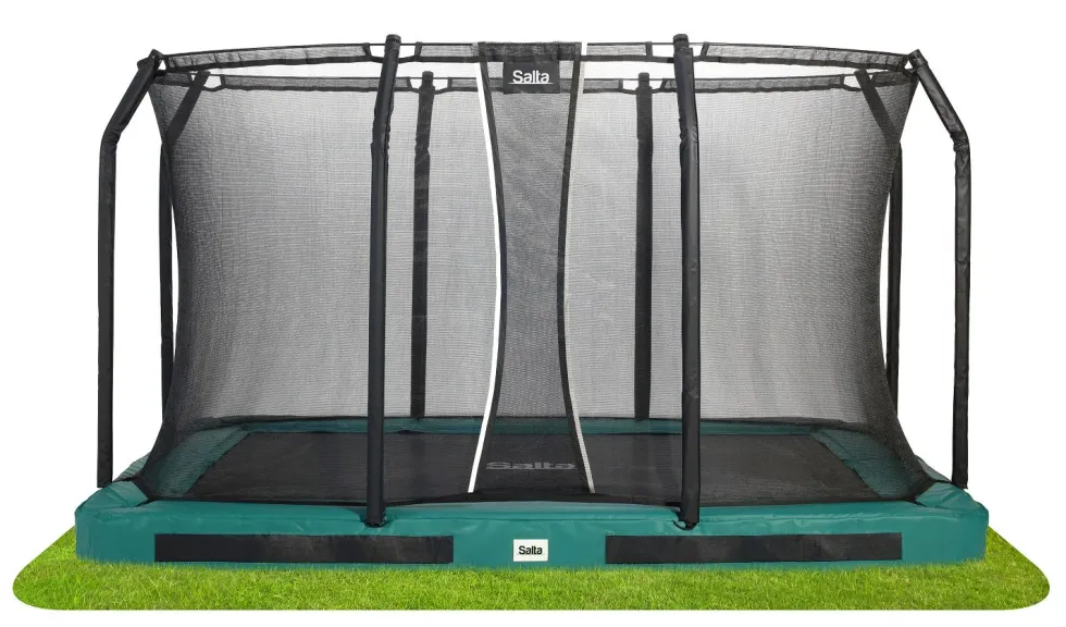 Salta Premium Ground Trampoline met Veiligheidsnet - 366 x 244 cm - Groen