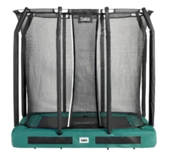 Salta Premium Ground Trampoline met Veiligheidsnet - 214 x 153 cm - Groen