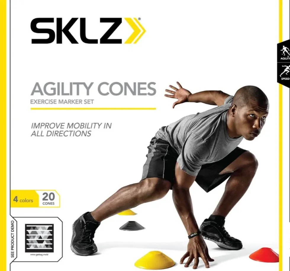 SKLZ Agility Cones - Pionnen - 5 cm - 20 Stuks