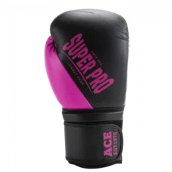Super Pro Combat Gear Ace (Kick)Bokshandschoenen - Zwart/Roze