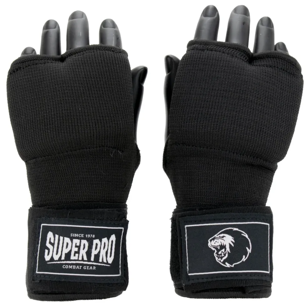 Super Pro Combat Gear Foam Binnenhandschoenen - Zwart/Wit