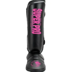 Super Pro Combat Gear Protector Scheenbeschermers - Zwart/Roze