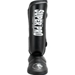 Super Pro Combat Gear Protector Scheenbeschermers - Zwart/Wit