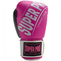 Super Pro Combat Gear Rebel (Kick)Bokshandschoenen - Roze/Wit