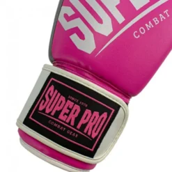 Super Pro Combat Gear Rebel (Kick)Bokshandschoenen - Roze/Wit