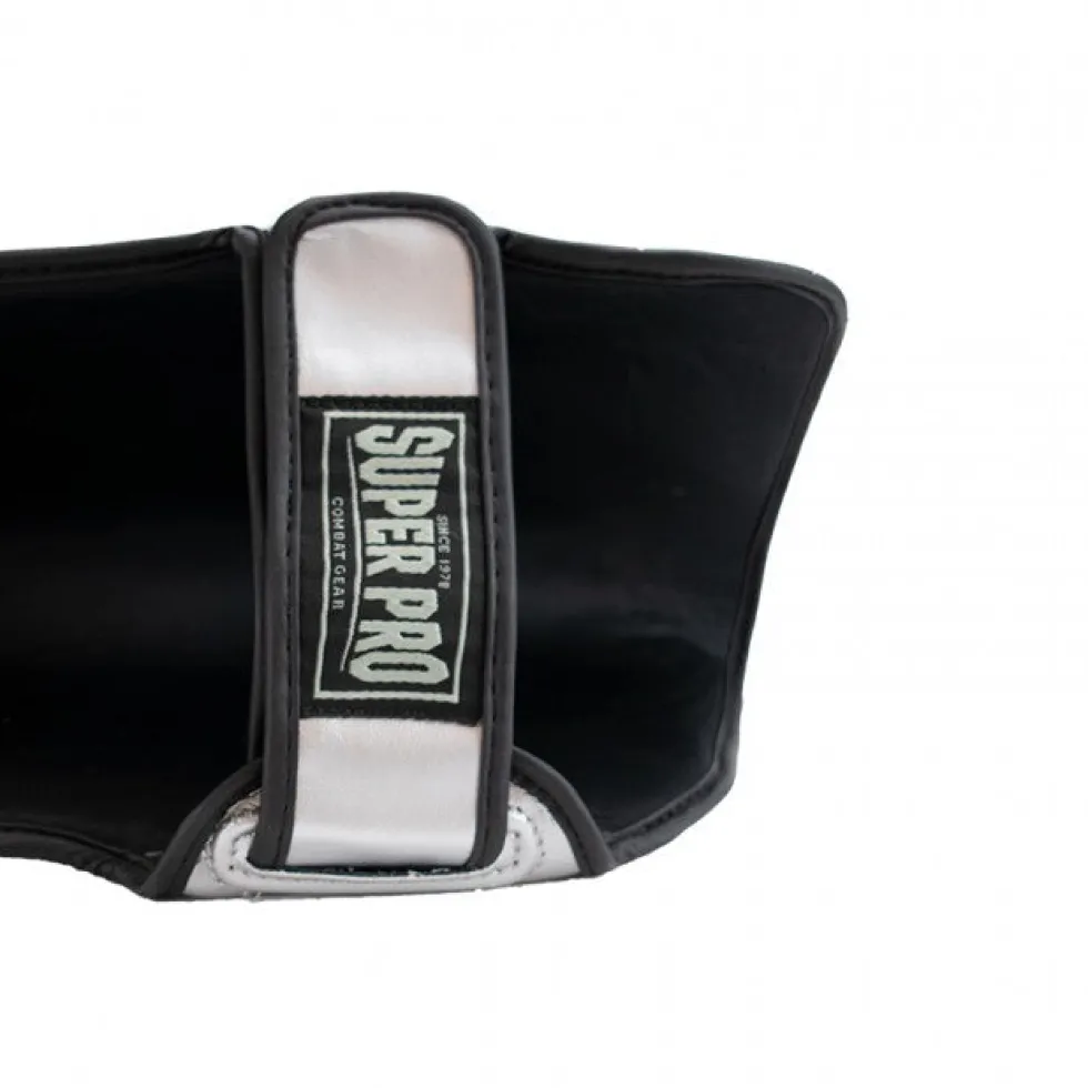 Super Pro Combat Gear Rebel Scheenbeschermers - Grijs/Wit