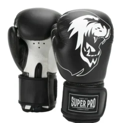 Super Pro Combat Gear Talent (Kick)Bokshandschoenen - Zwart/Wit