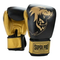 Super Pro Combat Gear Undisputed Punching Bag Bokshandschoenen - Zwart/Goud