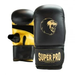 Super Pro Combat Gear Victor Bokszakhandschoenen - Zwart/Goud