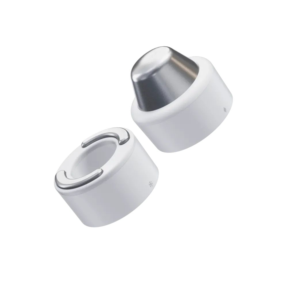 Therabody TheraFace Hot & Cold Rings - Wit