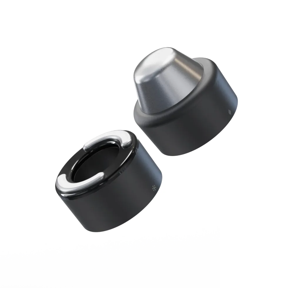Therabody TheraFace Hot & Cold Rings - Zwart