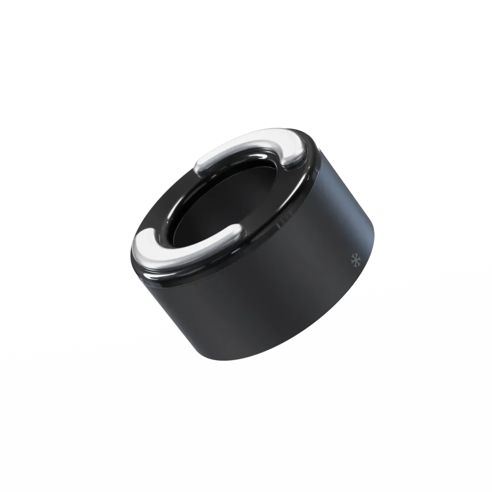 Therabody TheraFace Hot & Cold Rings - Zwart