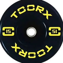 Toorx Fitness Bumper Plate - Professional Olympische Halterschijf - 15 kg