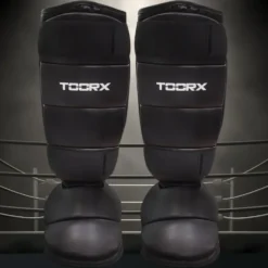 Toorx Fitness Scheenbeschermer PU - met voetbeschermer - L/XL