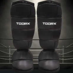 Toorx Fitness Scheenbeschermer PU - met voetbeschermer - L/XL