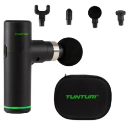Tunturi Massage Gun Mini - Massage Gun - 4 opzetstukken