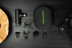 Tunturi Massage Gun Mini - Massage Gun - 4 opzetstukken