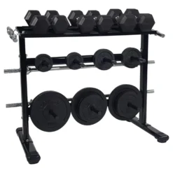 Tunturi Opbergrek - voor Dumbbells / Halterschijven / Halterstangen