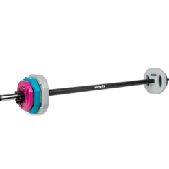 VirtuFit Aerobic Pump Set Pro Rubber - 20 kg - Gekleurd