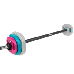 VirtuFit Aerobic Pump Set Pro Rubber - 20 kg - Gekleurd