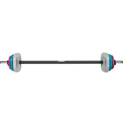 VirtuFit Aerobic Pump Set Pro Rubber - 20 kg - Gekleurd