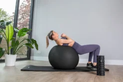 VirtuFit Anti-Burst Fitnessbal Pro - Gymbal - Swiss Ball - met Pomp - Zwart - 55 cm