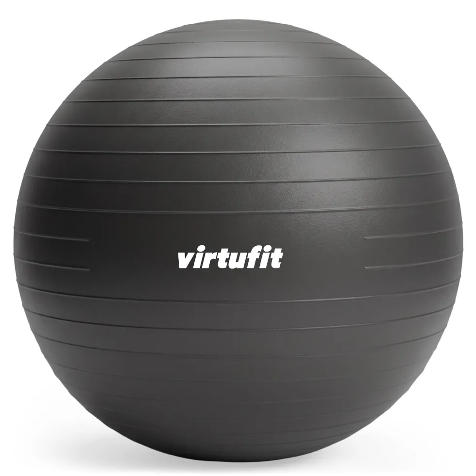 VirtuFit Anti-Burst Fitnessbal Pro - Gymbal - Swiss Ball - met Pomp - Zwart - 85 cm