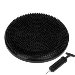 VirtuFit Balanskussen - Wiebelkussen - Air Stepper pad - met Pomp - Zwart