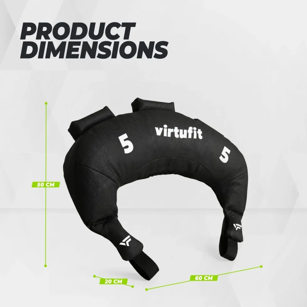 VirtuFit Bulgarian Bag - Fitnessbag - 5 kg