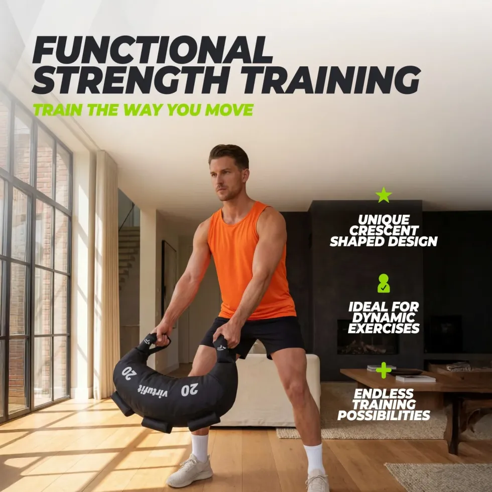 VirtuFit Bulgarian Bag - Fitnessbag - 20 kg