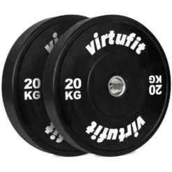 VirtuFit Bumper Plate - Olympische Halterschijf van Rubber - 50 mm - set 2 x 20 kg