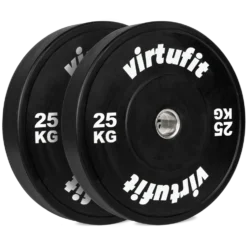 VirtuFit Bumper Plate - Olympische Halterschijf van Rubber - 50 mm - set 2 x 25 kg