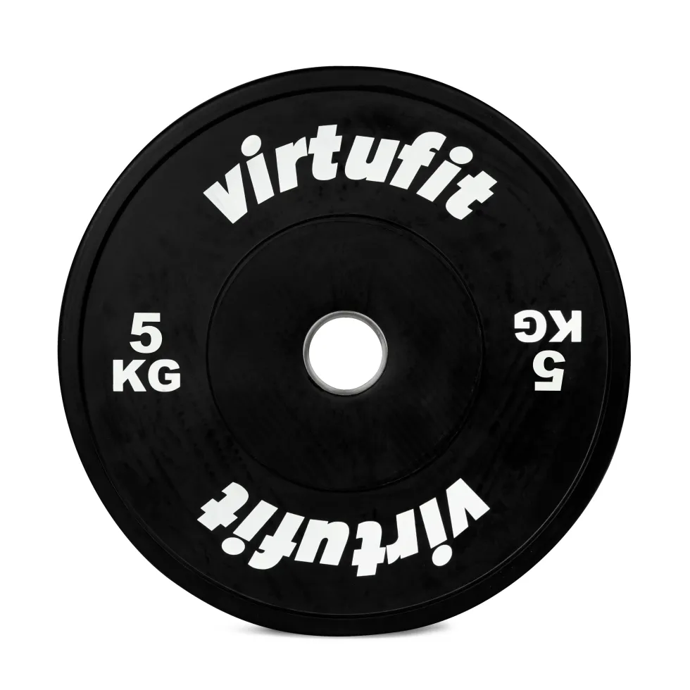 VirtuFit Bumper Plate - Olympische Halterschijf van Rubber - 50 mm - 5 kg