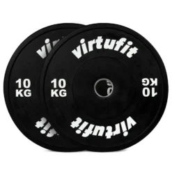 VirtuFit Bumper Plate Set - Olympische Halterschijven van Rubber - 100 kg