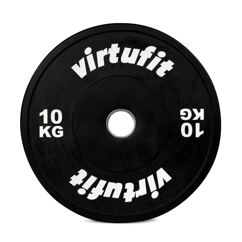 VirtuFit Bumper Plate Set - Olympische Halterschijven van Rubber - 100 kg
