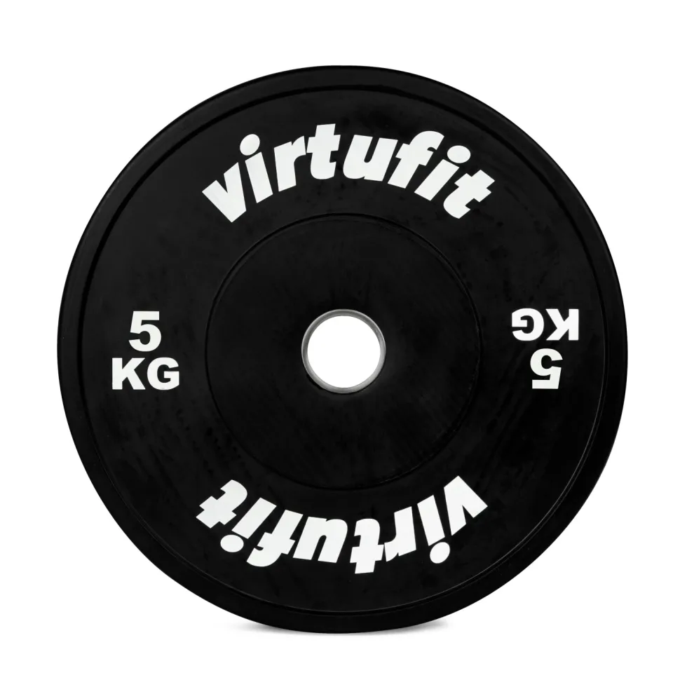 VirtuFit Bumper Plate Set - Olympische Halterschijven van Rubber - 100 kg