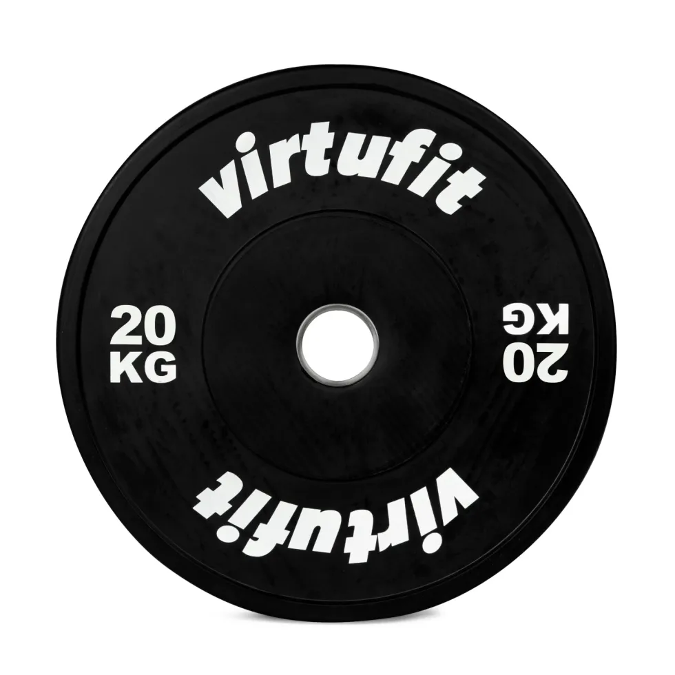 VirtuFit Bumper Plate Set - Olympische Halterschijven van Rubber - 100 kg