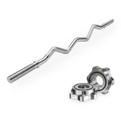 VirtuFit Curlstang - EZ Halterstang - 120 cm - Schroef - 30 mm