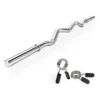 VirtuFit Curlstang - EZ Halterstang - 120 cm - Veerclip - 30 mm