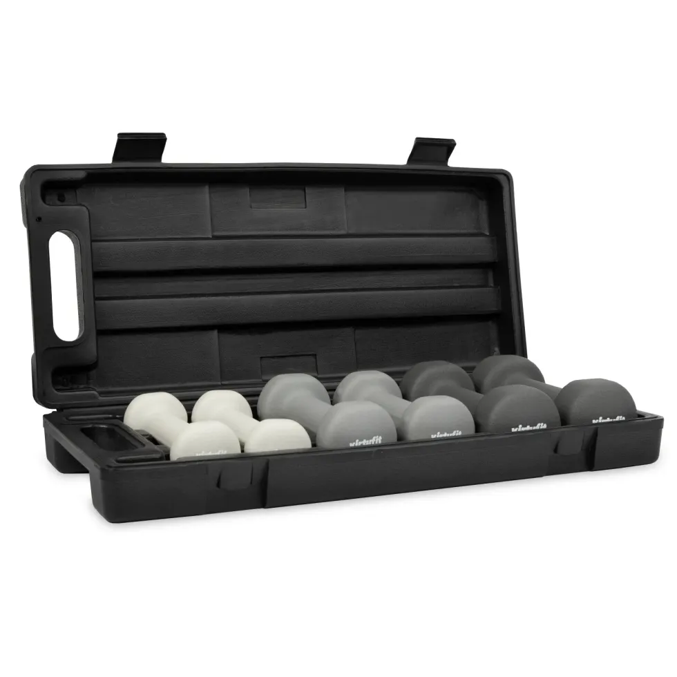 VirtuFit Dumbbellset - Halterset - Vinyl - Met Koffer