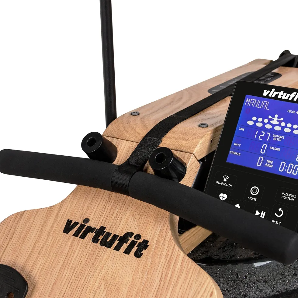 VirtuFit Elite Water Resistance Houten Roeitrainer - Hout/Oak