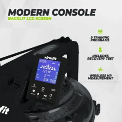 VirtuFit Elite Water Resistance Roeitrainer - Black Edition